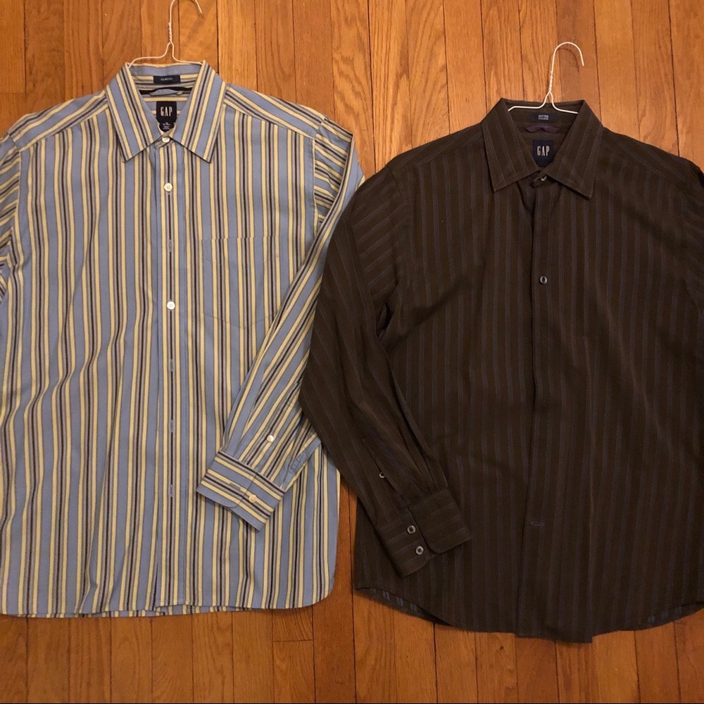 Men’s gap woven button downs Medium 15-151/2”